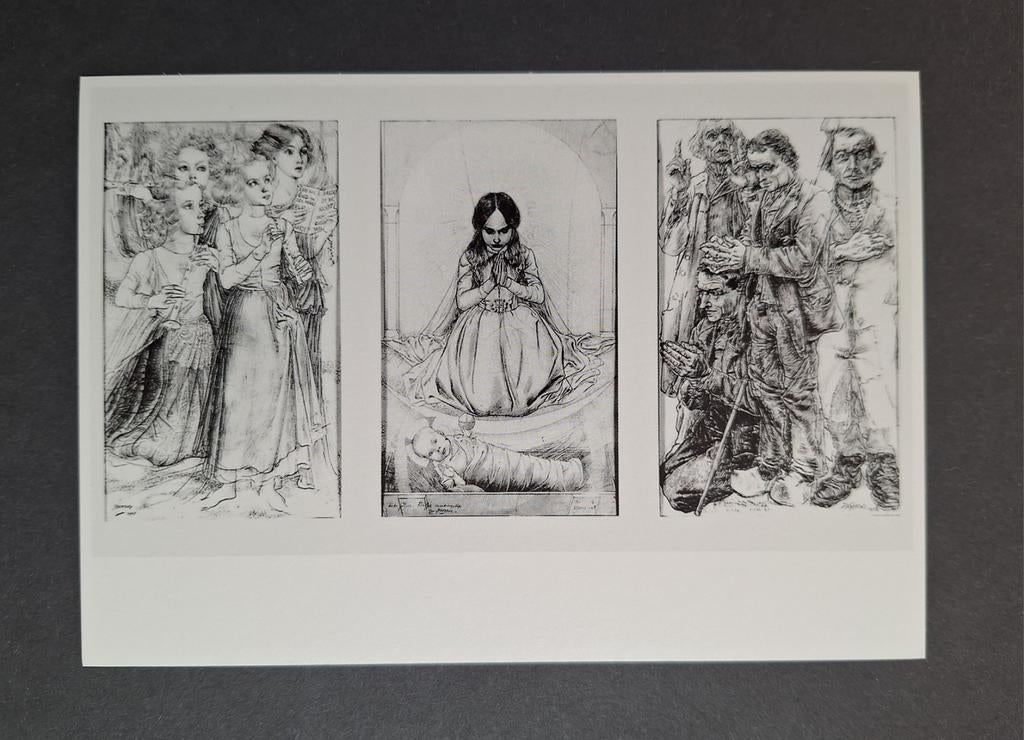 Jan Toorop - Kersttriptiek: en het Woord is Vleesch geworden, Ophalen of Verzenden, 1980 tot heden, Ongelopen, Overige thema's