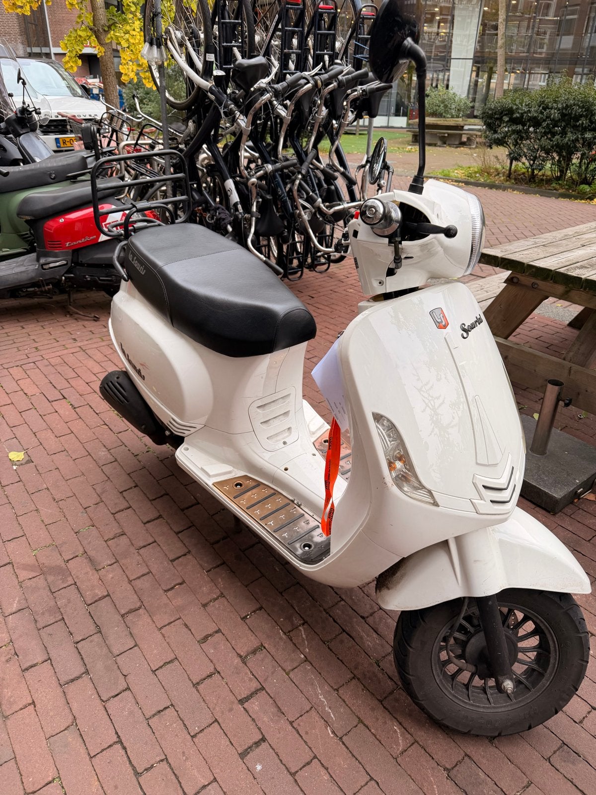 La Souris Snor Scooter 2018 - Wit, Gebruikt, Benzine, Ophalen, Overige merken