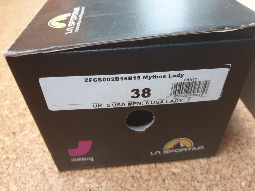 Klimschoenen La Sportiva m38, Sport en Fitness, Klimsport, Ophalen, Zo goed als nieuw, Klimsportschoenen