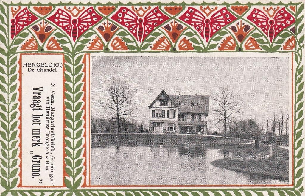 Hengelo, De Grundel., Verzenden, Voor 1920, Ongelopen, Overijssel