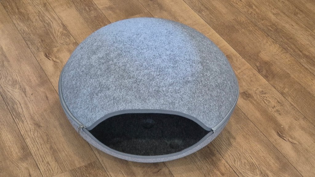 Trixie Relax Iglo Luna – grijze kattenmand, Ophalen, Gebruikt, Polyester