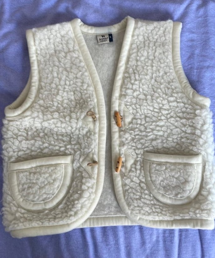 Alwero kindervestje wol maat M wit, Kleding | Dames, Ophalen, Zo goed als nieuw, Maat 38/40 (M), Wit