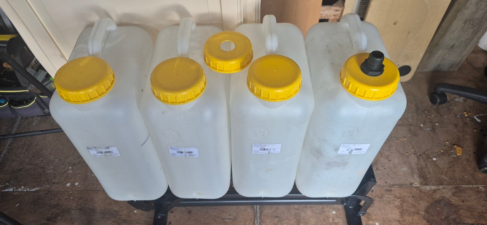 jerrycan 19 liter, Ophalen, Gebruikt