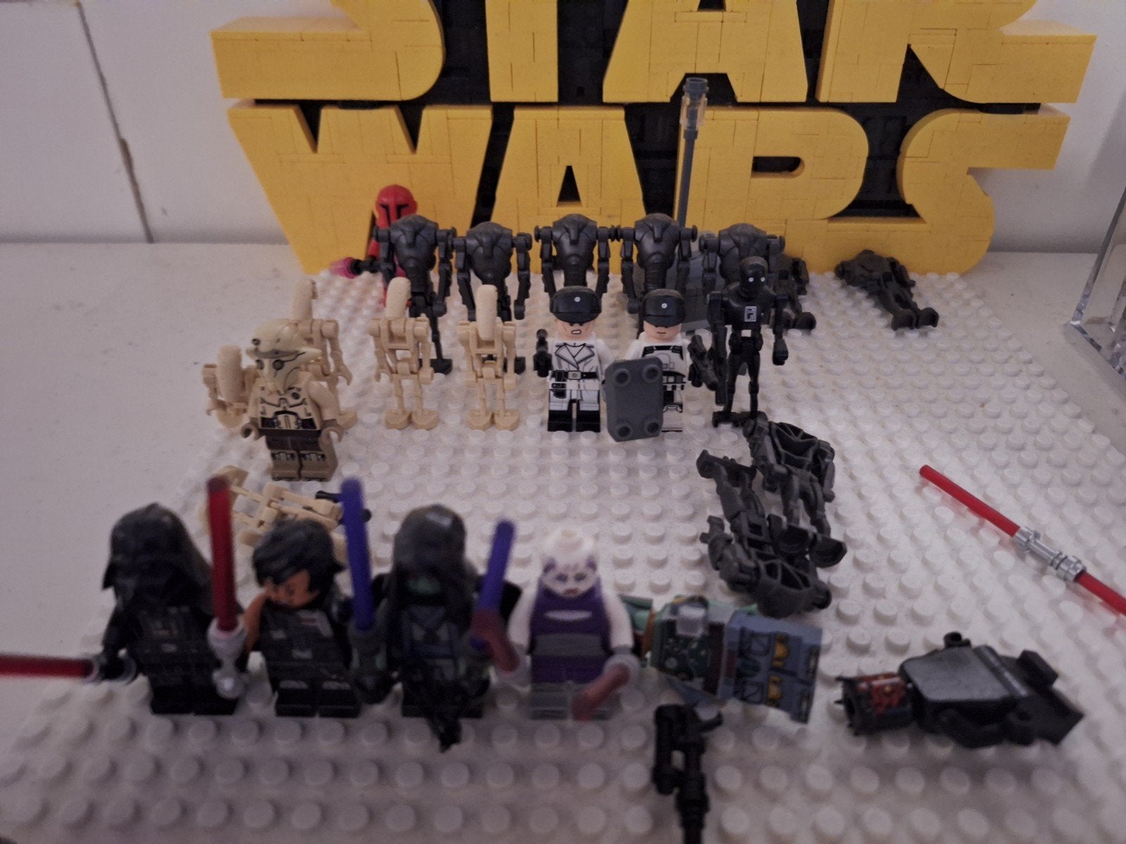 Grote collectie LEGO Star Wars Clone Troopers en Droids, Ophalen, Zo goed als nieuw, Overige merken