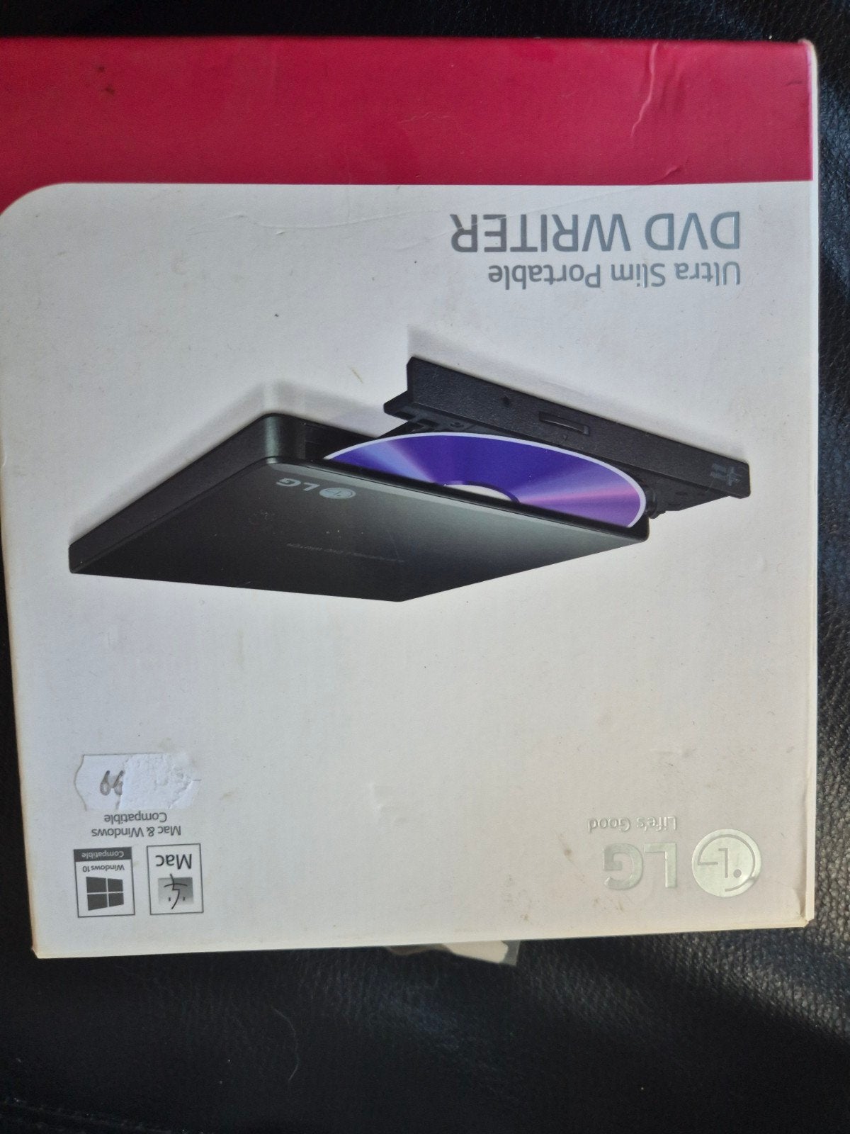 LG Portable Slim DVD Writer - Extern, Gebruikt, Dvd, Extern, MacOS