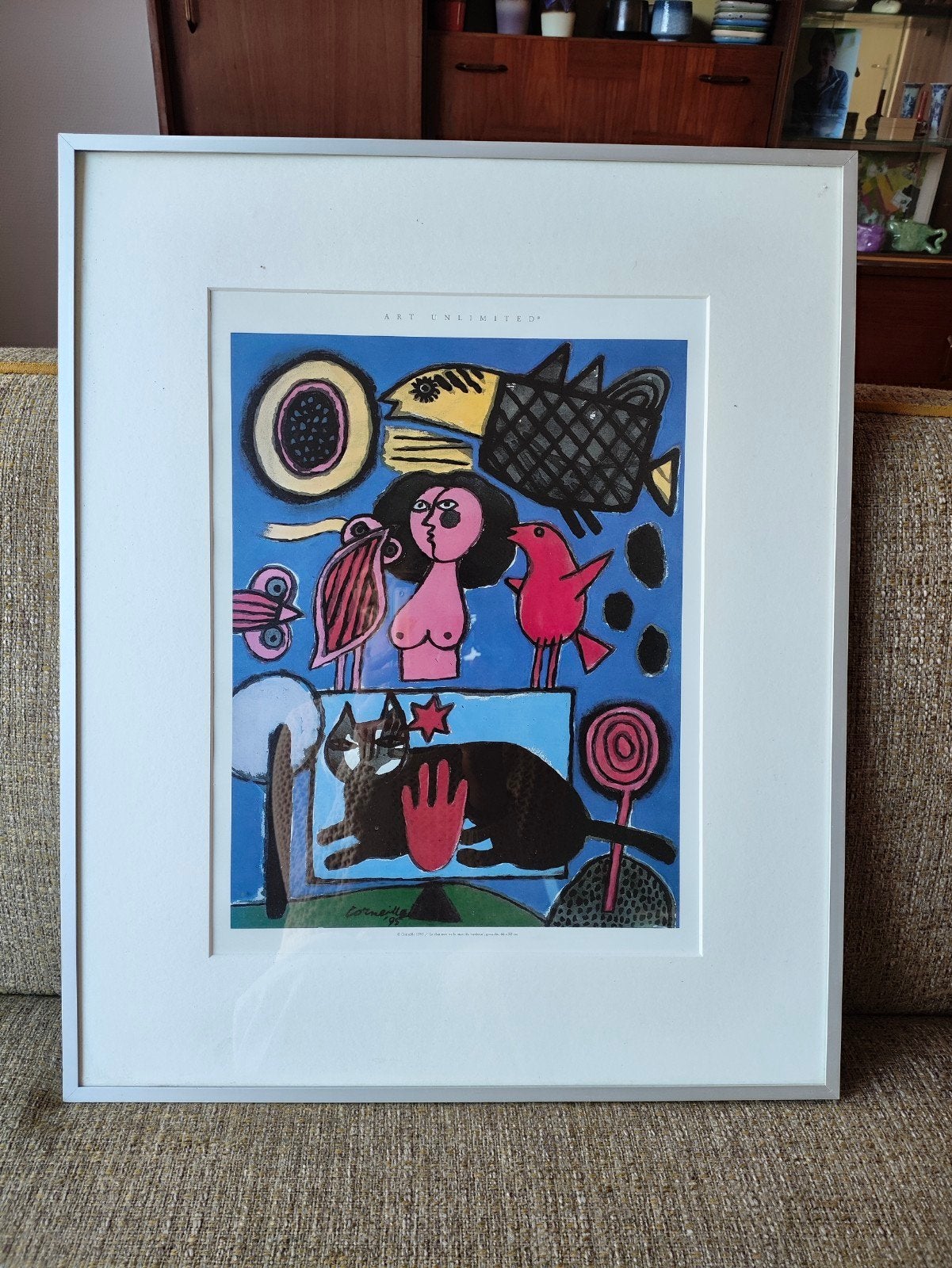 Corneille - Le chat noir ou la main du bonheur(1995), Antiek en Kunst, Ophalen of Verzenden
