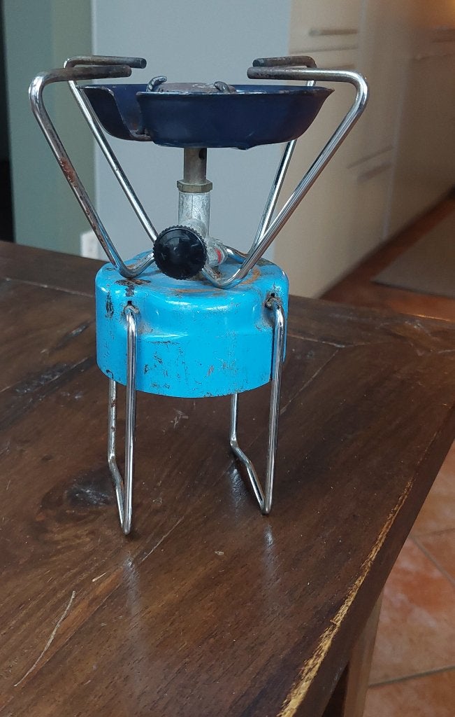 Vintage Eenpits gasbrander, Caravans en Kamperen, Kampeeraccessoires, Ophalen, Gebruikt