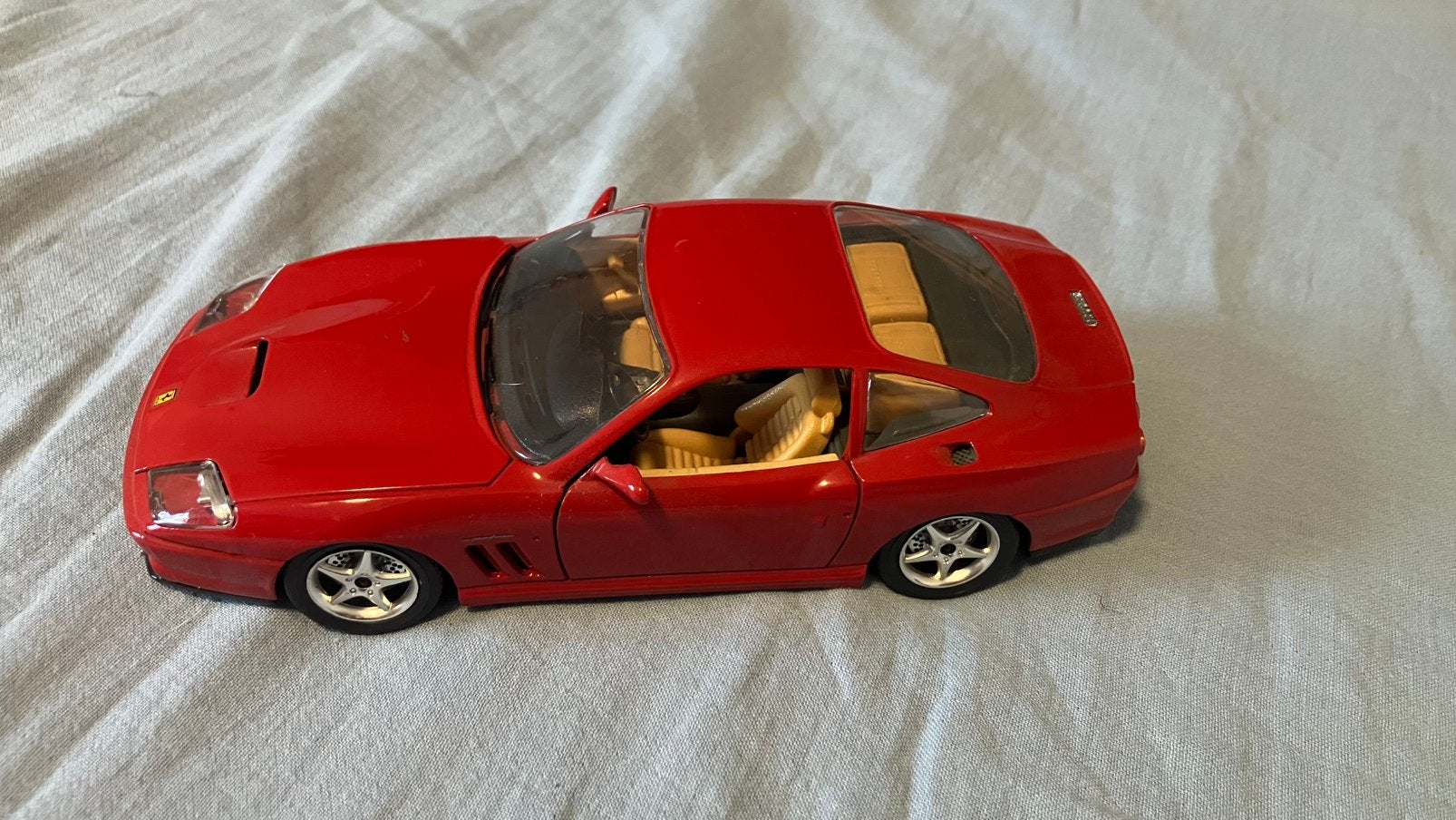 Ferrari 550 maranello, Ophalen, Zo goed als nieuw, Bburago