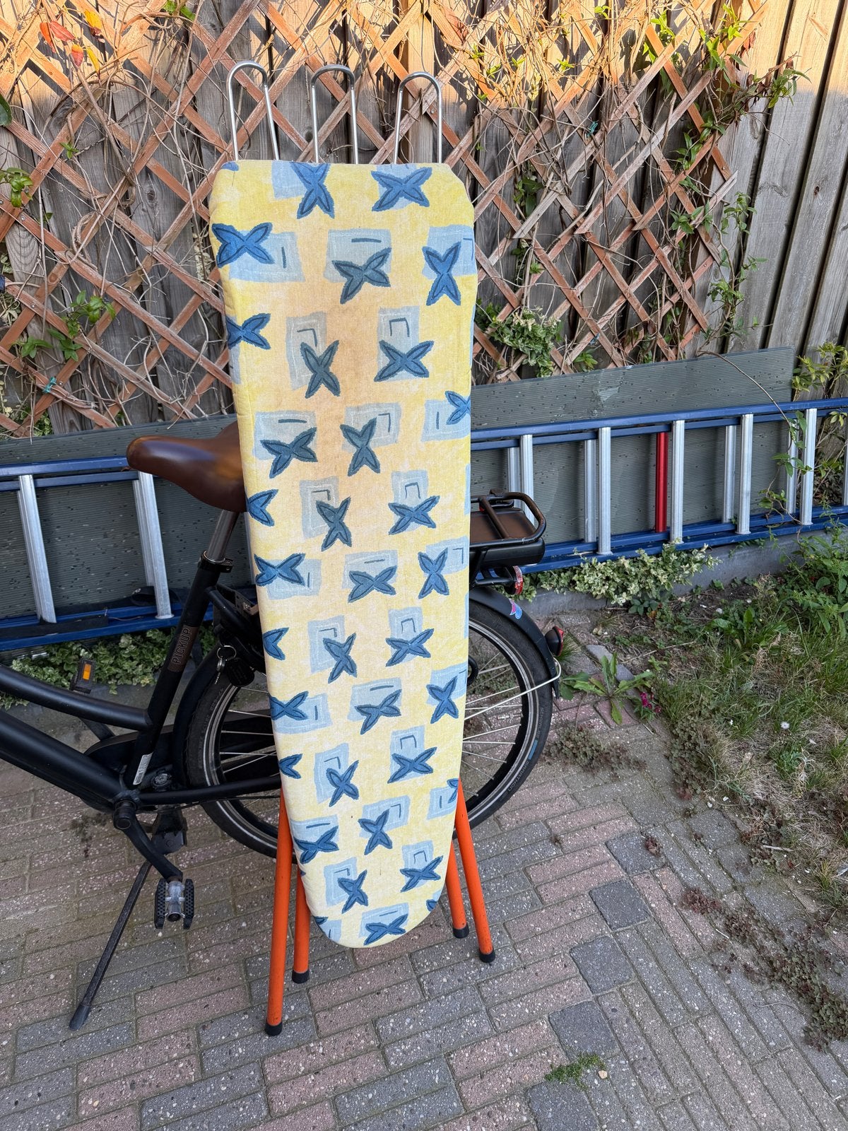 Strijkplank met vrolijk patroon, Ophalen, Gebruikt