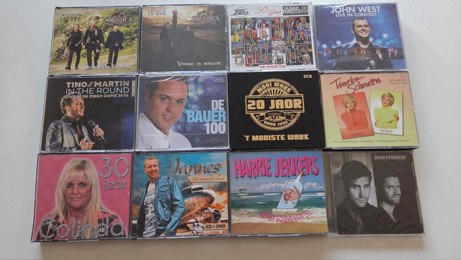 Grote collectie Nederlandstalige CD's Nieuw, veel boxen, Ophalen of Verzenden, Levenslied of Smartlap, Nieuw in verpakking, Inclusief doosje