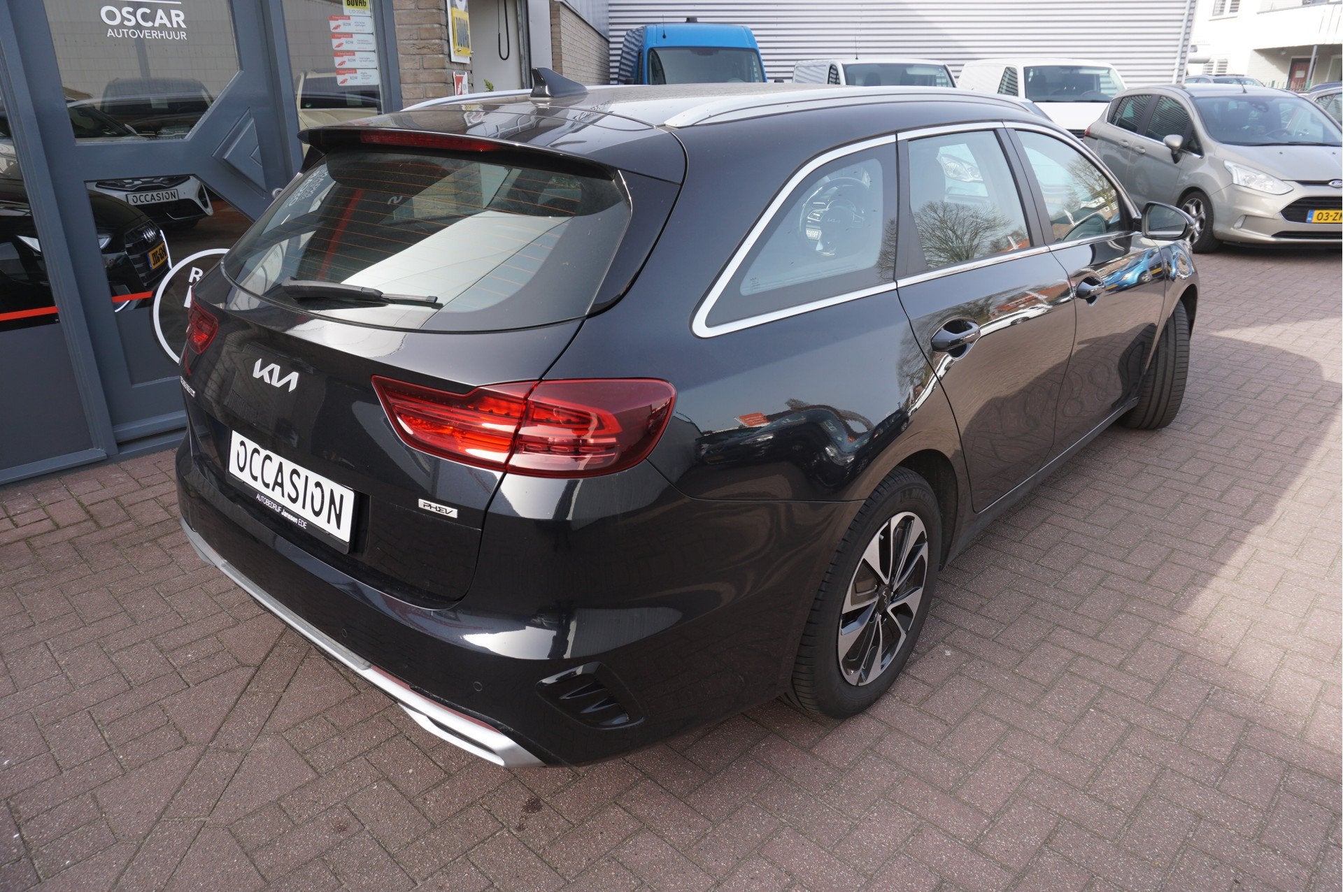 Kia Ceed Sportswagon 1.6 GDI PHEV DynamicLine Automaat, Gebruikt, Zwart, Automatische klimaatregeling, Zwart