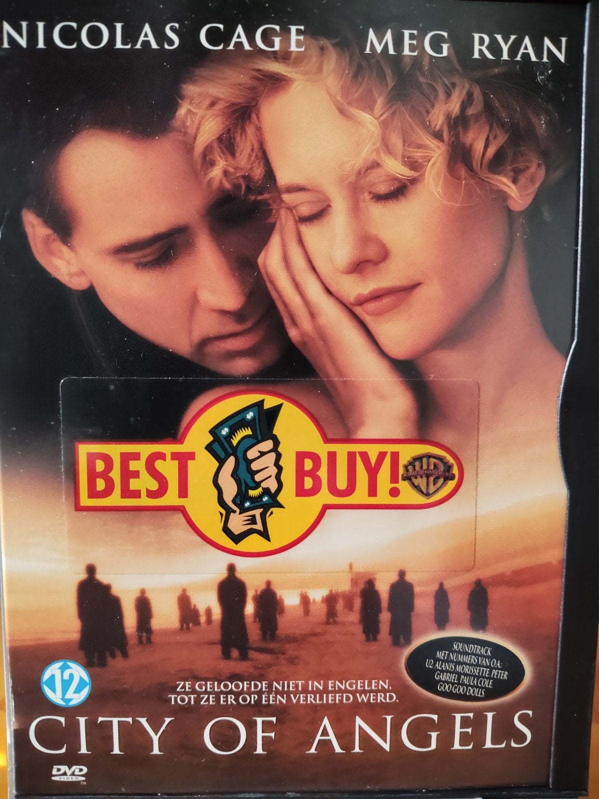 City of Angels Dvd NL ZGAN Romantisch drama met Nicolas Cage, Nederlands, Nederlands, Zo goed als nieuw, Vanaf 12 jaar