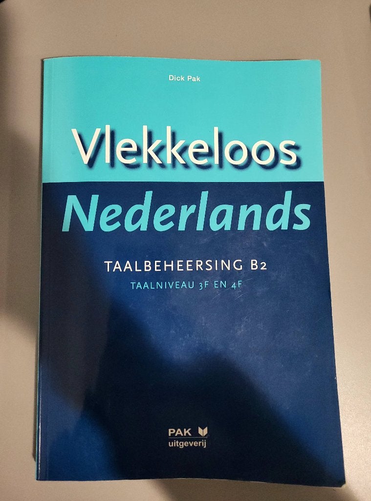 Vlekkeloos Nederlands - Taalbeheersing B2 (3F en 4F), Boeken, Ophalen, Nieuw, MBO, Alpha