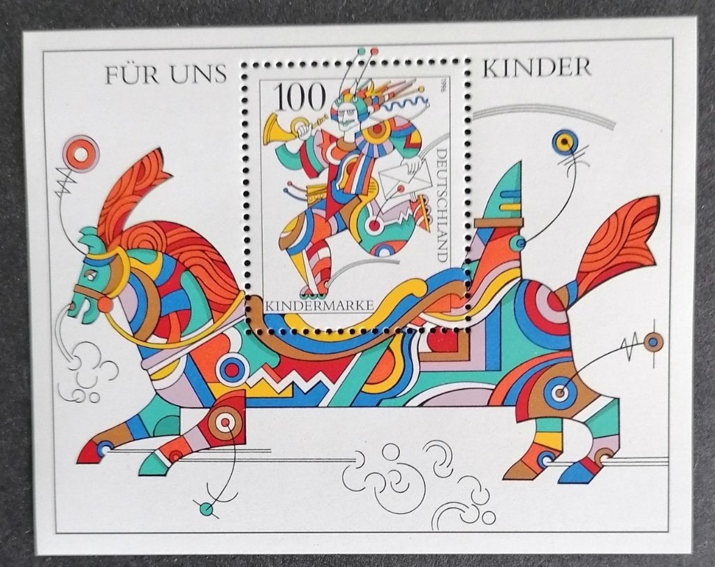 DUITSLAND - blokje Für uns Kinder 1996, Ophalen of Verzenden, BRD, Postfris