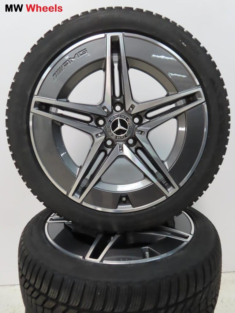 Mercedes C W206 300E 400E AMG 18 inch velgen winterbanden, Auto-onderdelen, Banden en Velgen, Banden en Velgen, Winterbanden, 18 inch