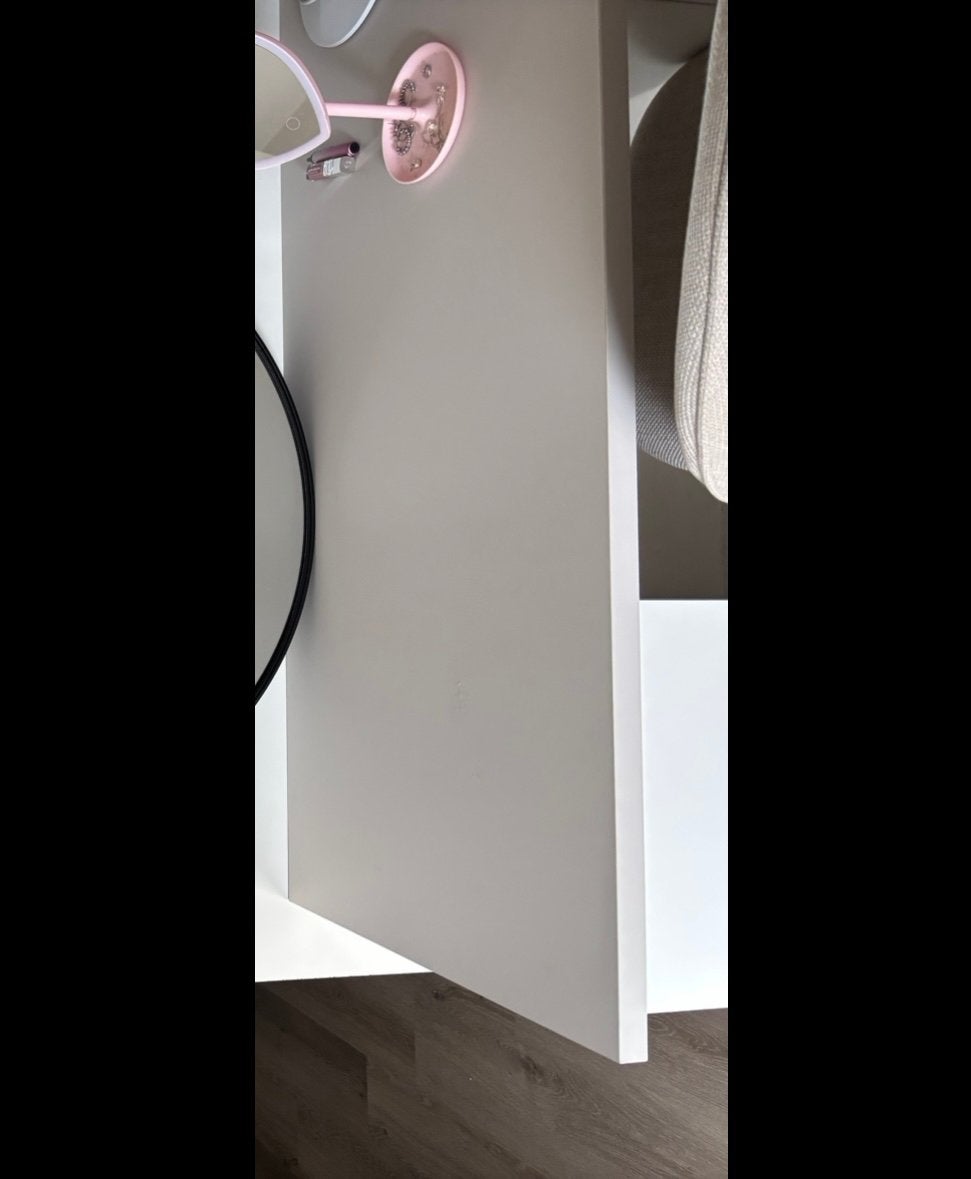 Bureaublad/paneel op maat 140x60 cm kleur Kashmir (beige), Ophalen, Zo goed als nieuw, 60 cm, 140 cm