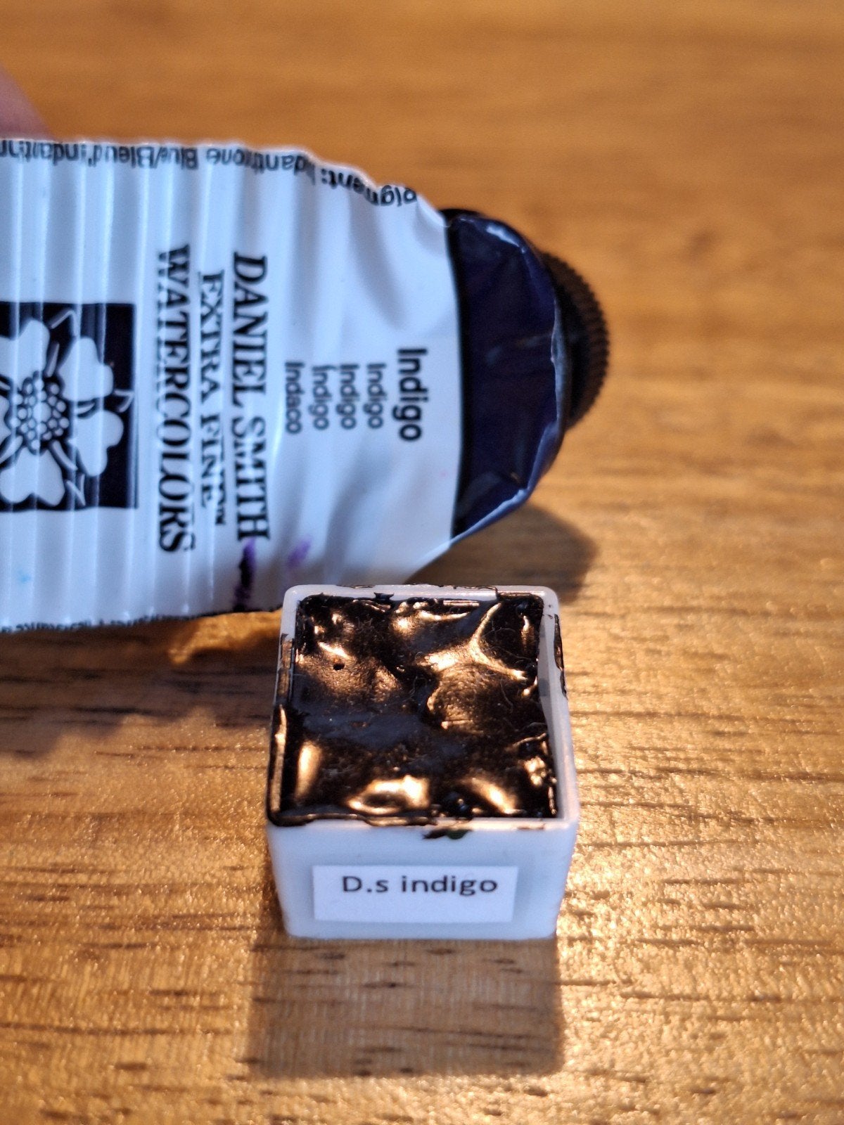 Daniel Smith Indigo Waterverf - ½ napje, Hobby en Vrije tijd, Ophalen of Verzenden, Nieuw, Waterverf