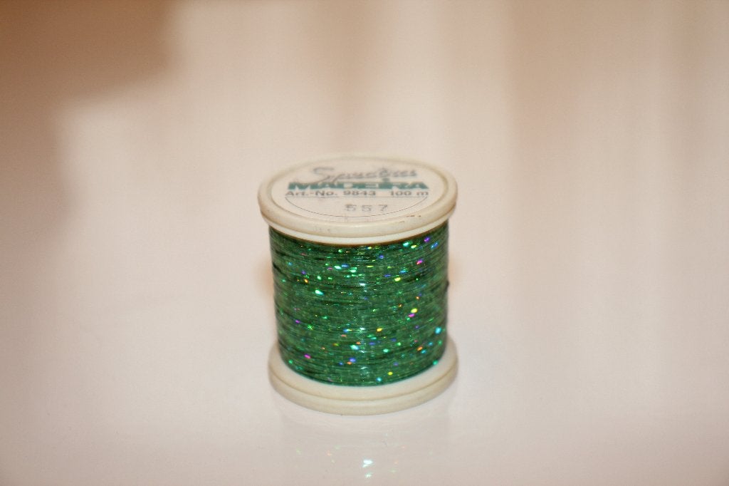 Spectra madeira metallic draad, dikte 0,36mm groen #3393, Ophalen of Verzenden, Nieuw, Handborduren, Borduurgaren of Zijde