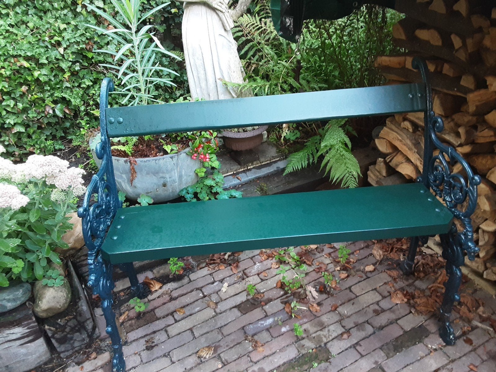 gietijzeren tuinbank, Ophalen, Metaal, Overige typen