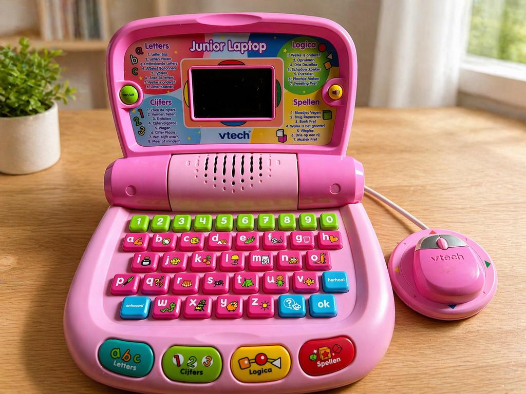 Vtech Junior Laptop Roze - Leerzaam en Leuk!, Ophalen of Verzenden, Zo goed als nieuw, 2 tot 4 jaar