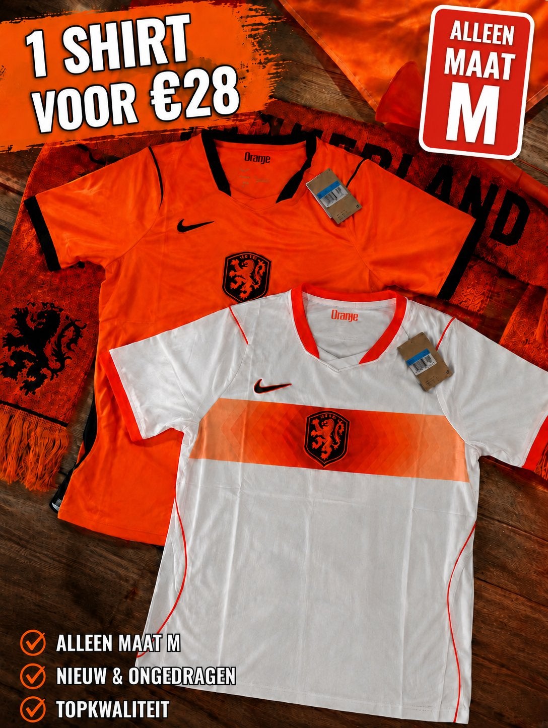 WK2026 shirts *NIEUW* maat M, Maat M, Ophalen of Verzenden, Nieuw, Shirt