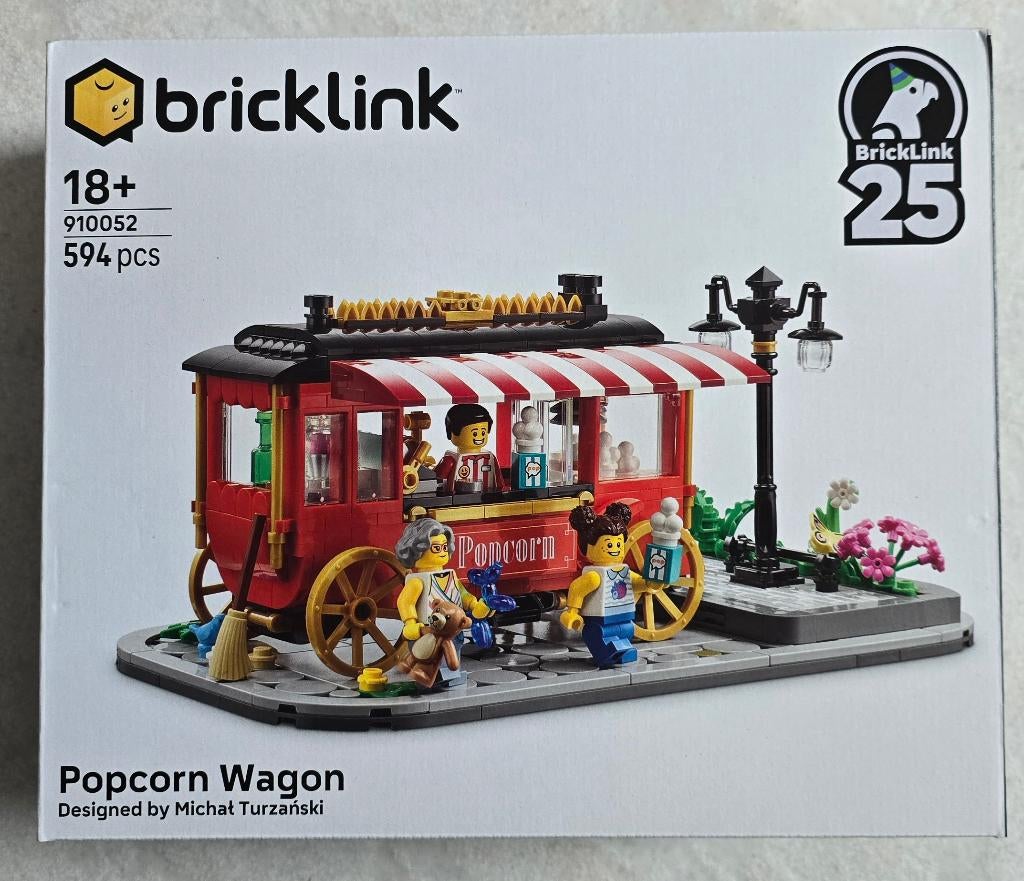 Lego bricklink 910052 popcornkraam. Nieuw in doos., Ophalen, Overige thema's, Nieuw, Complete set