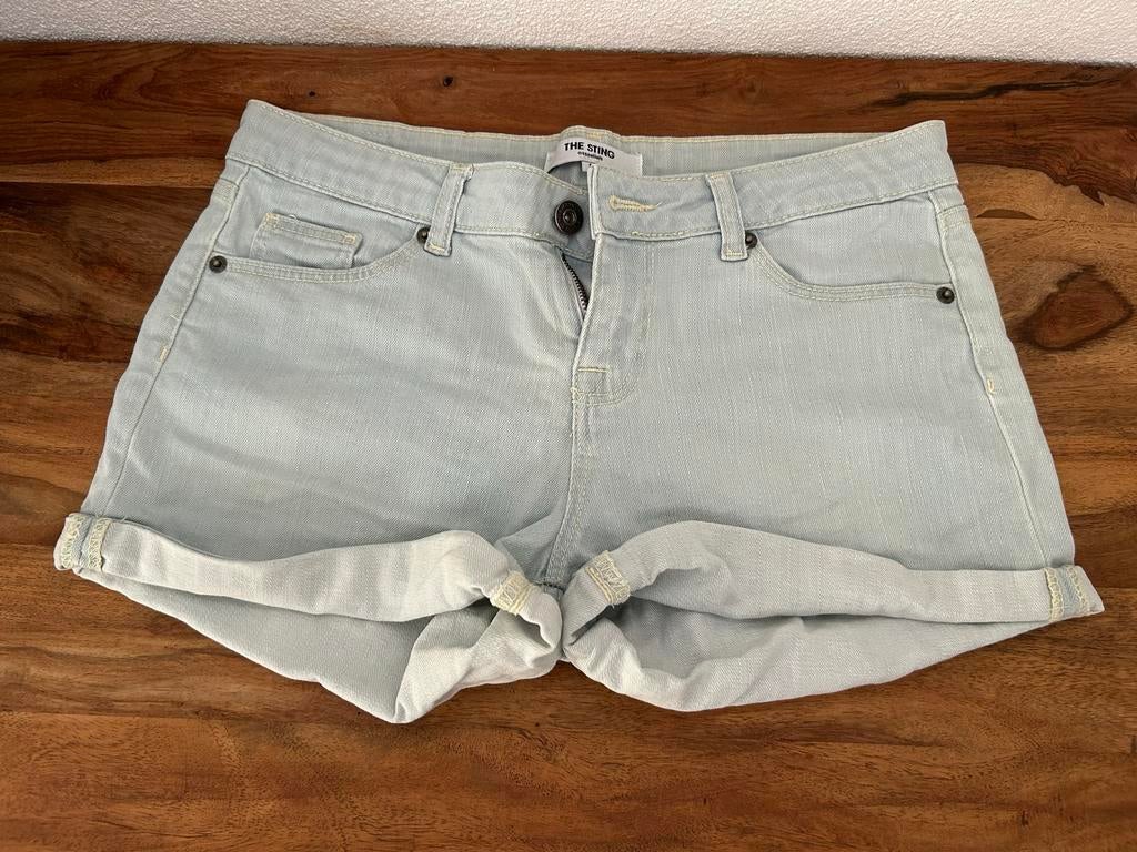 The Sting korte broek maat S, nieuw!!, Kort, Blauw, Nieuw, Ophalen of Verzenden