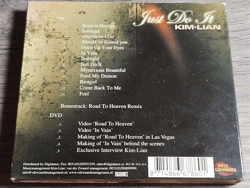 Kim-Lian ‎– Just Do It [CD + DVD Digipack], Ophalen of Verzenden, Zo goed als nieuw