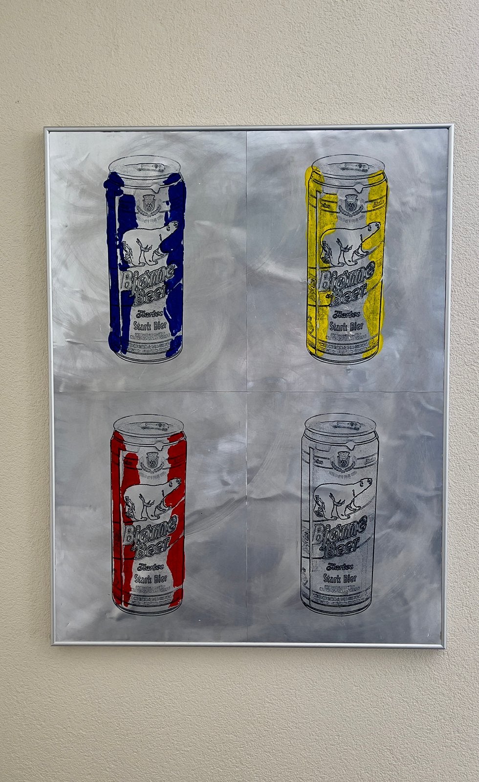 Unieke Zeefdruk van Drankblikjes op Aluminium, Ophalen