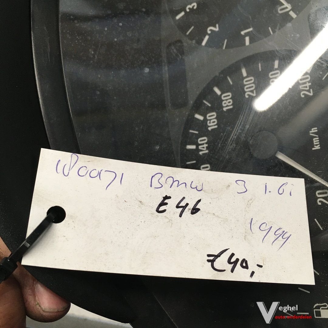 BMW  E46 1.6i 1999 1800171    Km Tellerklok 8 386 092, Gebruikt, -, -, Ophalen of Verzenden