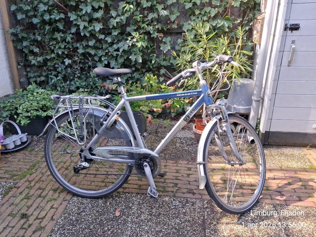 Gazelle herenfiets Fuente, Ophalen, Gebruikt, Velgrem, Versnellingen