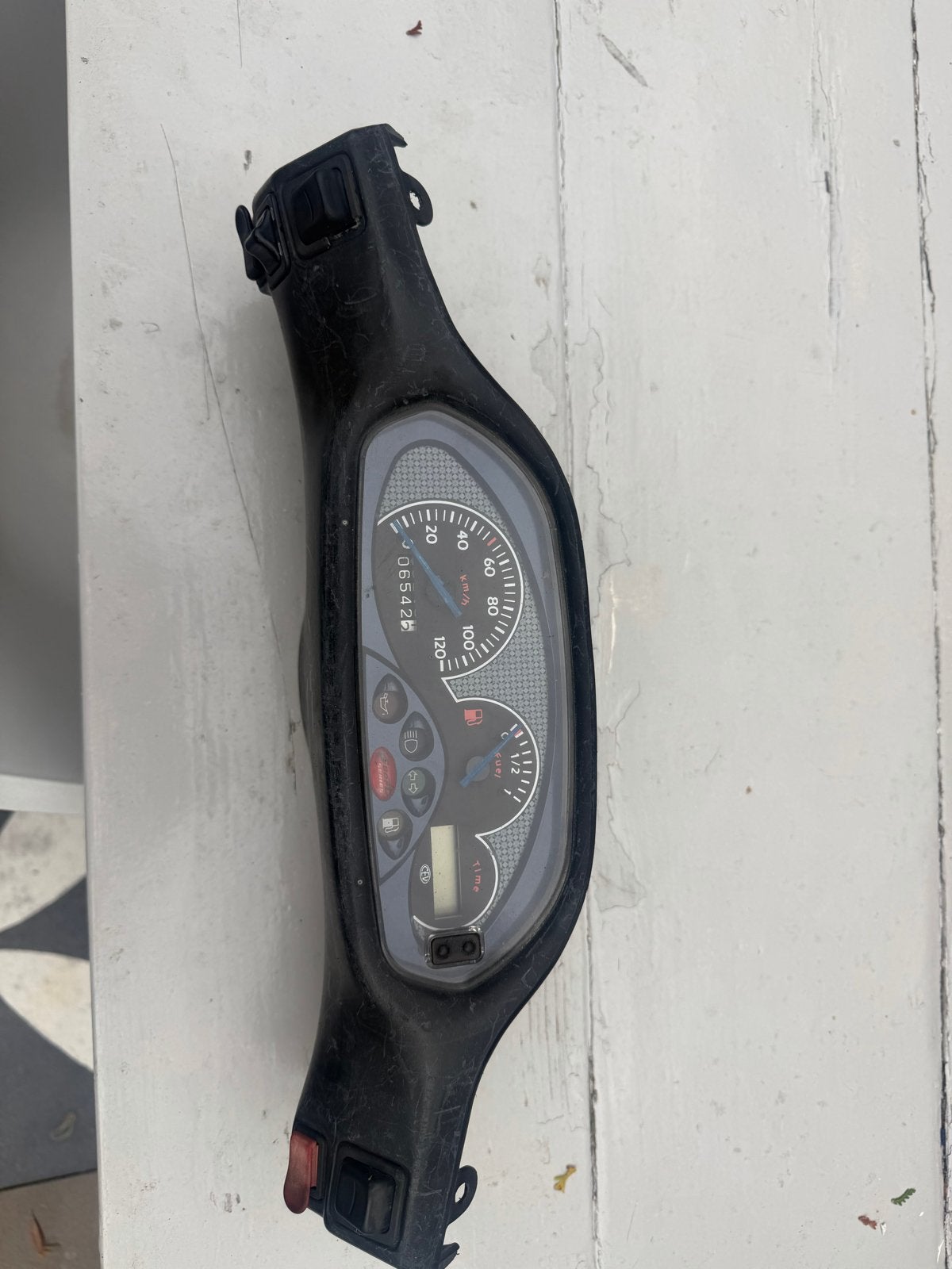 Piaggio Typhoon kilometerteller | Werkend | 6.542 km, Ophalen of Verzenden, Gebruikt, Overige typen, Piaggio