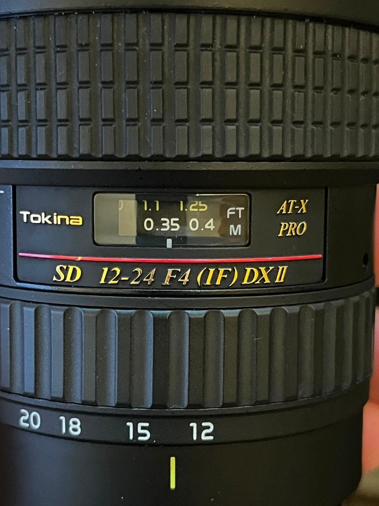 Tokina 12-24mm F4 (IF) DX II AT-X Pro, Audio, Tv en Foto, Fotografie | Lenzen en Objectieven, Ophalen of Verzenden, Zo goed als nieuw