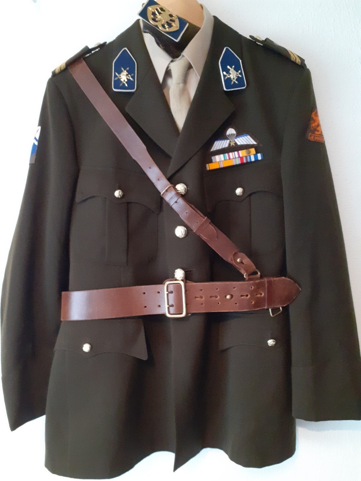 Aangeboden DT'63  SMi Verbindingstroepen, Ophalen of Verzenden, Landmacht, Nederland, Kleding of Schoenen