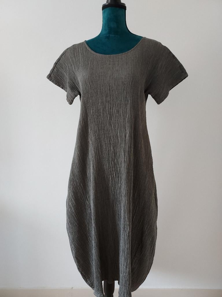 TRINE KRYGER SIMONSON ballonjurk maat 36 kleur grijs, Kleding | Dames, Jurken, Trine Kryger Simonsen, Verzenden, Zo goed als nieuw
