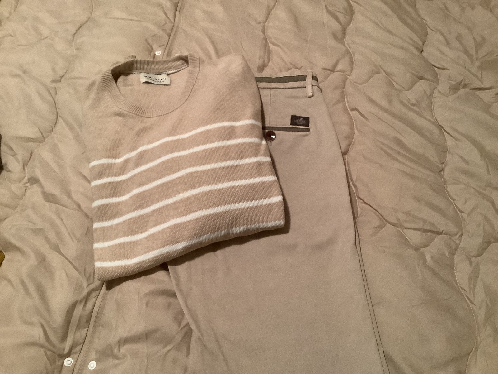 Broek beige maat 46 masons, Ophalen of Verzenden, Zo goed als nieuw, Maat 48/50 (M), Beige