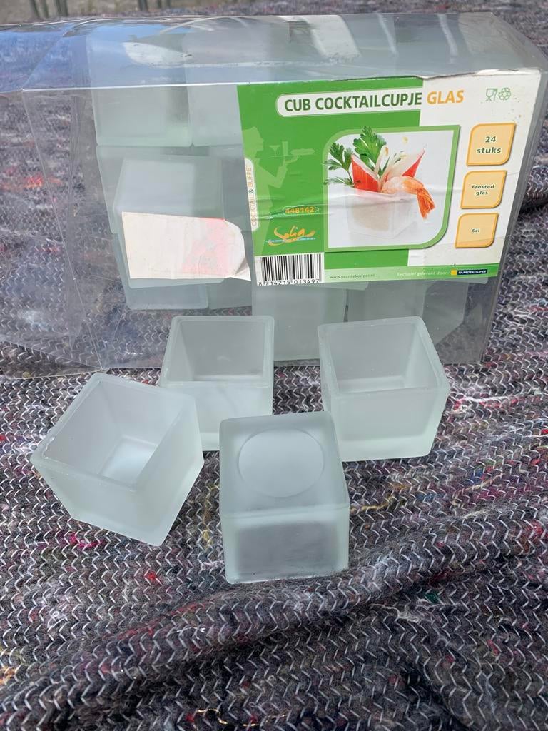 Amuse glaasjes, Verzamelen, Glas en Borrelglaasjes, Ophalen, Nieuw, Borrel- of Shotglas