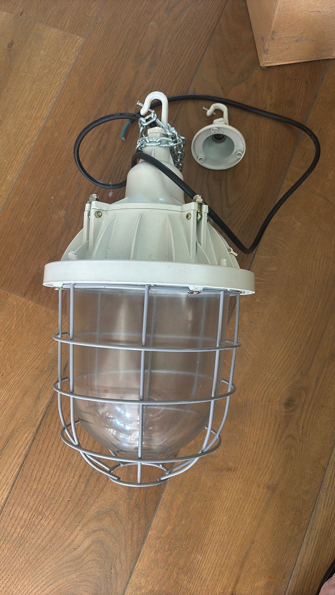 Grote industriële hanglamp - nieuw, Huis en Inrichting, Lampen | Hanglampen, Ophalen, Nieuw, Metaal, Industrieel
