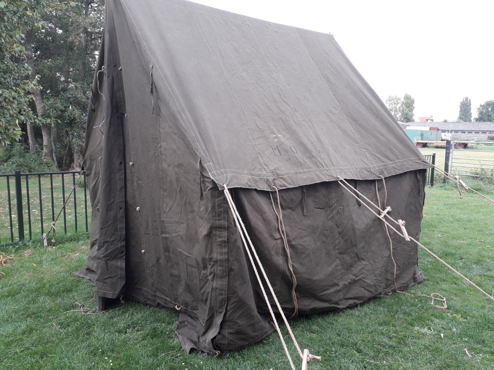 NEDERLANDSE  LEGER TENT COMPLEET  M.V.O. 1956, Ophalen, Landmacht, Nederland