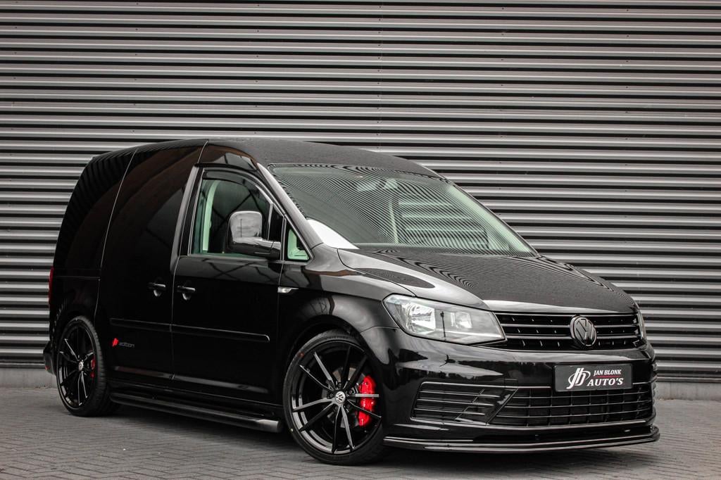 Volkswagen Caddy 2.0 TDI 185PK JB- EDITION MARGE BTW VRIJ/ F, Auto's, 4 cilinders, Zwart, Bedrijf, Nieuw
