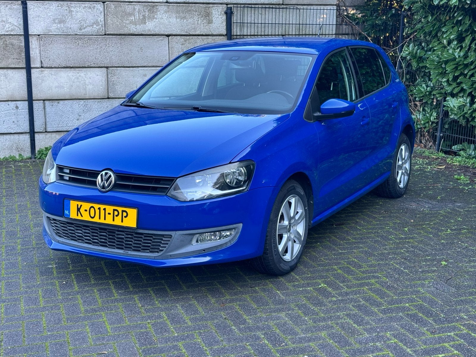Volkswagen Polo 1.4 16V DSG 2010 Blauw *TEAM*, Auto's, Stof, 40 €/maand, Zwart, 4 cilinders