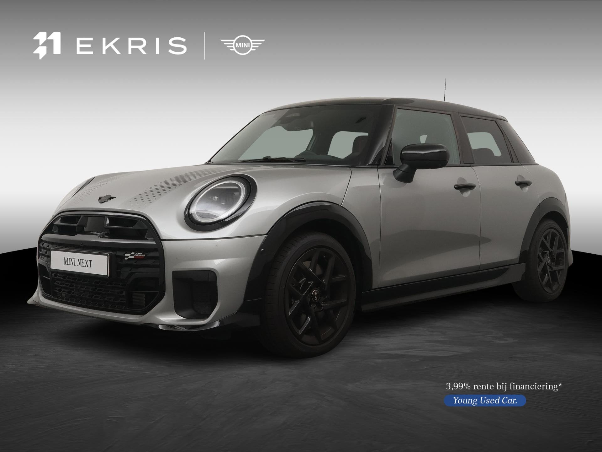 MINI Cooper C 5-deurs John Cooper Works | Pakket-XL | Stuur-, Auto's, 156 pk, Met garantie (alle), Leder en Stof, Origineel Nederlands
