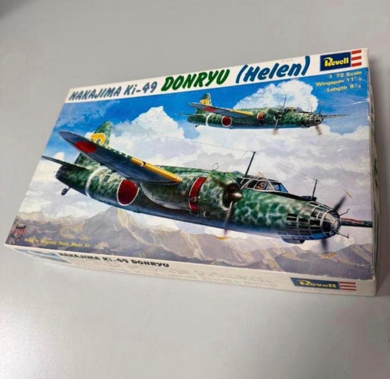Nakajima ki-49 Donryu Helen by Revell 1/72 sale 1973 h-102, Hobby en Vrije tijd, Modelbouw | Vliegtuigen en Helikopters, 1:72 tot 1:144