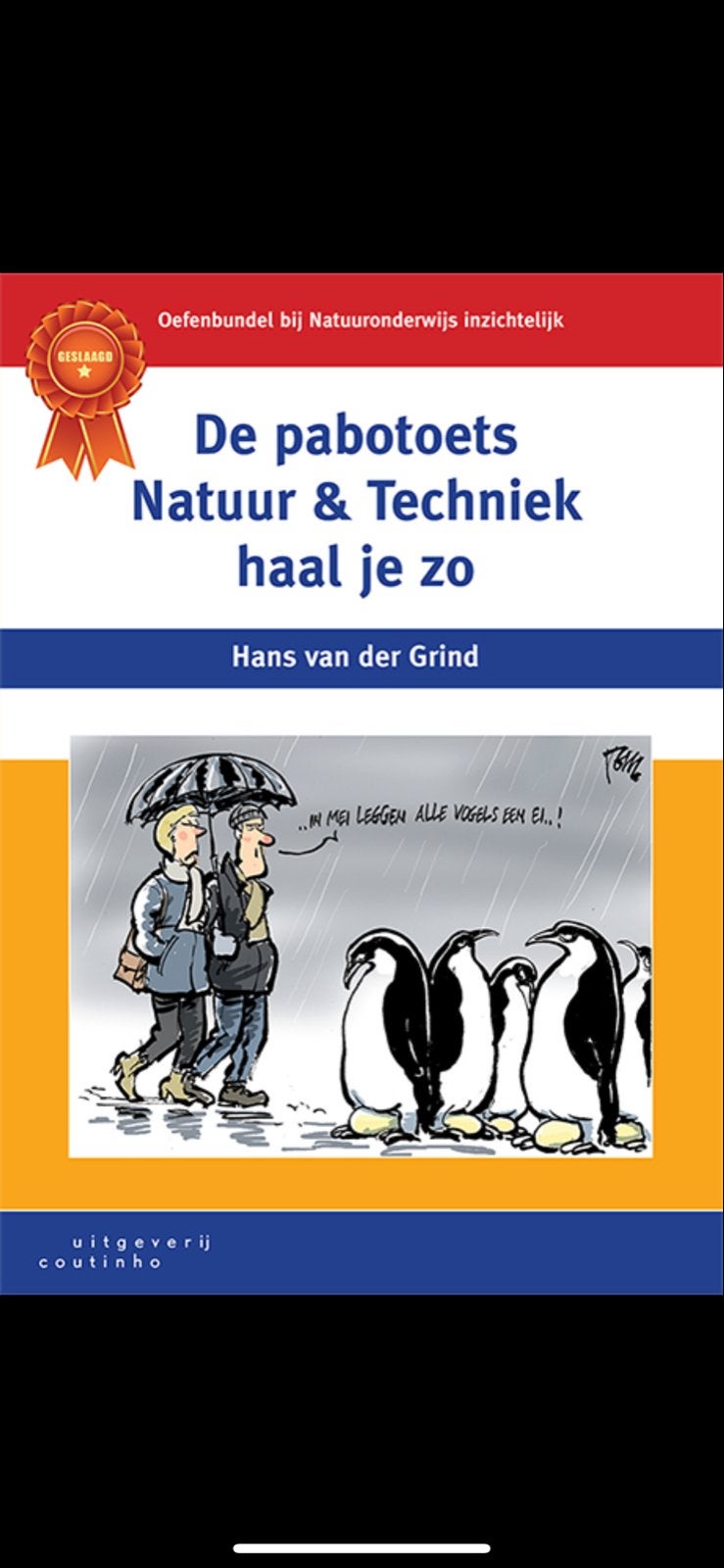 Oefenbundel Pabo Toets Natuur & Techniek - Hans van der Grin, Boeken, Ophalen of Verzenden, Beta, Gelezen, HBO