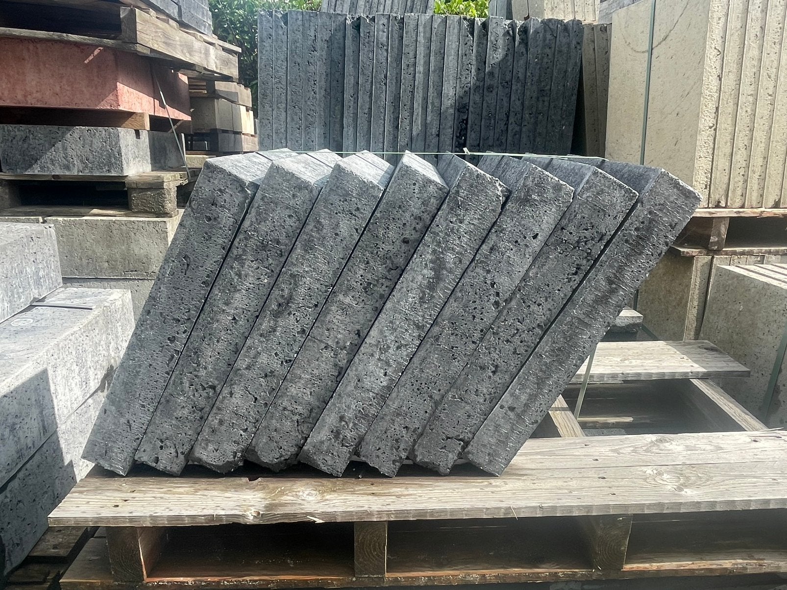 8 stuks Oud Hollandse tegels 50x50x7cm Antraciet RESTPARTIJ, Ophalen, Nieuw, Beton, Terrastegels