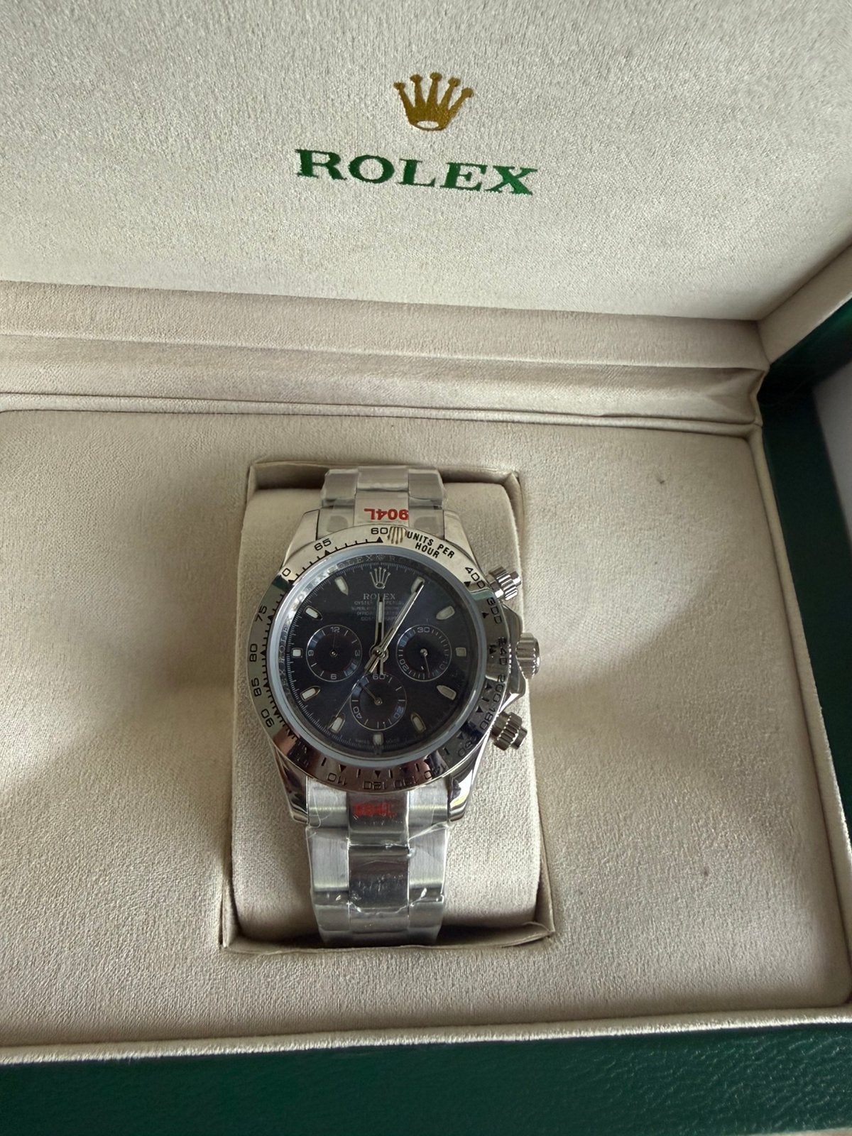 Rolex Cosmograph Daytona, Ophalen of Verzenden, Zo goed als nieuw, Staal, Rolex