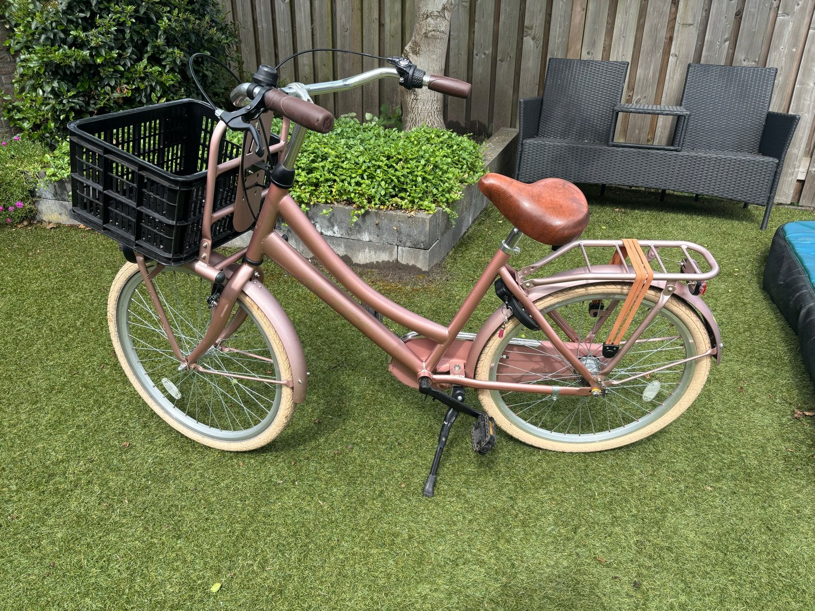 Altec Dutch transportfiets Lavender 3V, Fietsen en Brommers, Fietsen | Meisjes, Ophalen, Terugtraprem, Versnellingen, Gebruikt