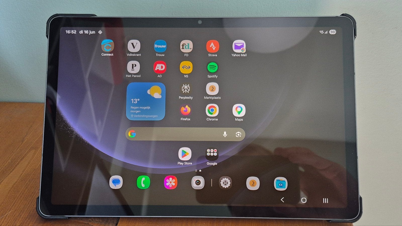 Samsung tab S9 FE 5G in nieuwstaat, Ophalen of Verzenden, Zo goed als nieuw, 11 inch