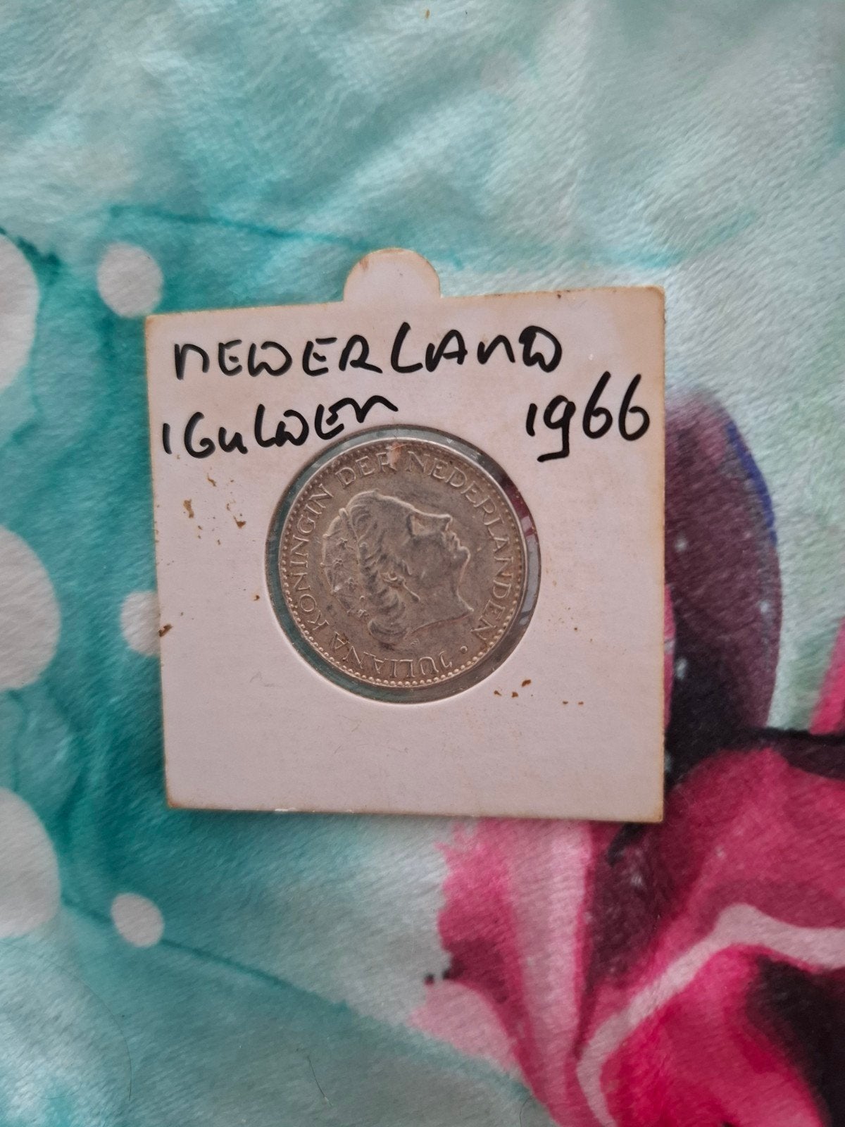 Nederland 1 Gulden 1966 Koningin Juliana Munt, Ophalen of Verzenden, Koningin Juliana, 1 gulden, Losse munt
