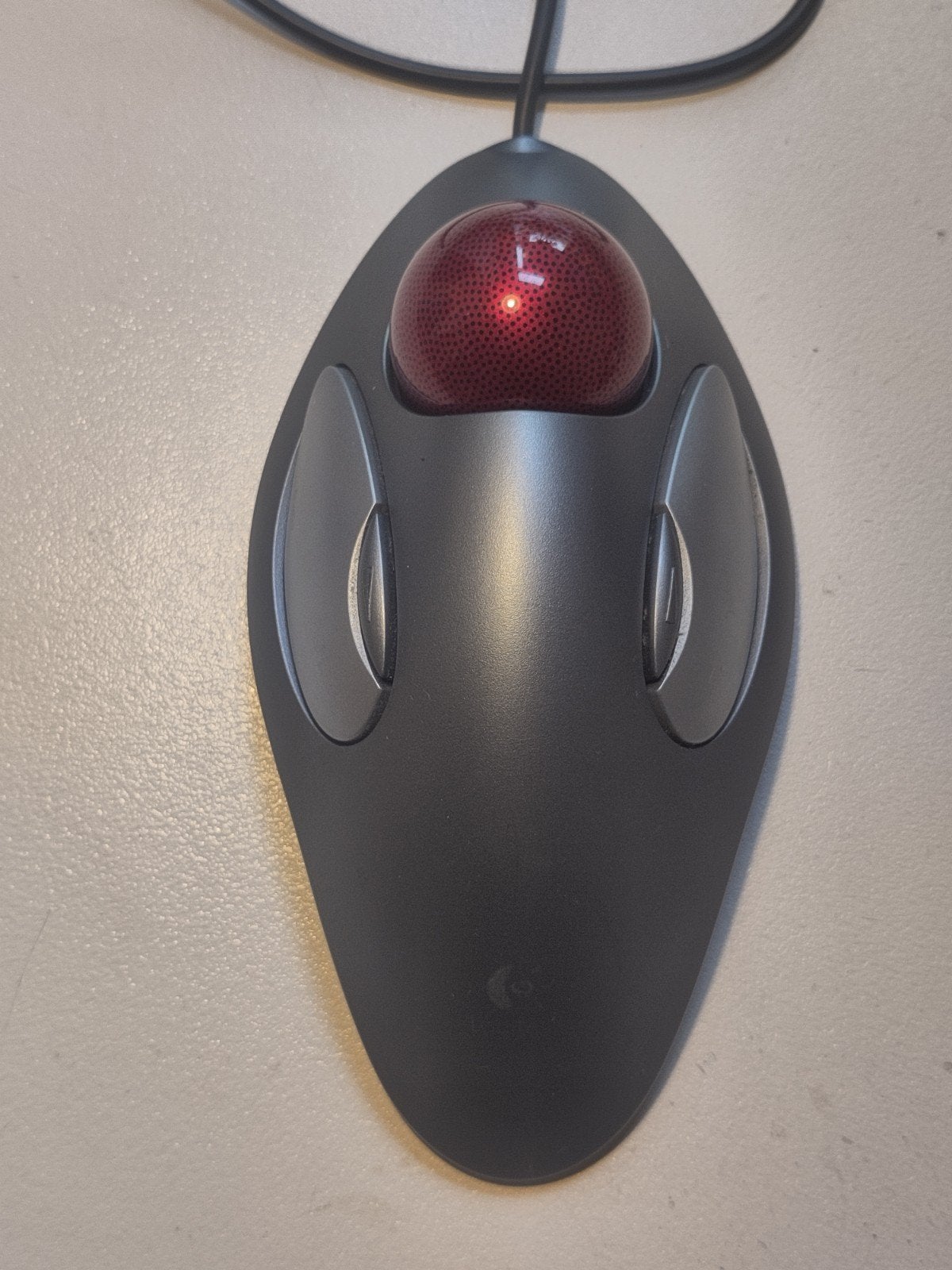 Logitech Trackman Marble Trackball Muis - Bedraad, Muis, Gebruikt, Ergonomisch, Logitech